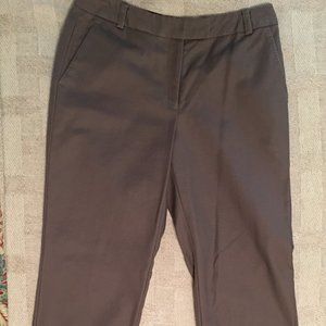 Peter Nygard flat front pants Sz 6 taupe
